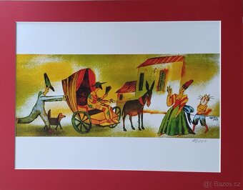 Adolf Born .Serigrafie Originální dílo. - 7