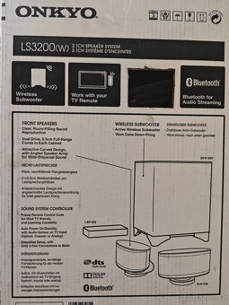 Onkyo 2.1 DTS Dolby digital bluetooth nové - 7