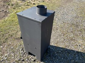 Nová Kamna CEZAR 7,5 kw s šamotem na dřevo účinnost 81,2% - 7