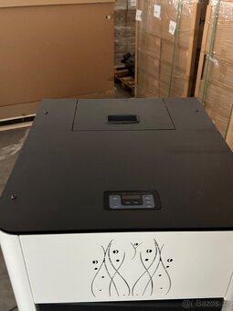 Prodám Krbová kamna na peletky s výměníkem 15kW - 7