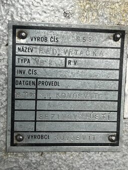 Radiální vrtačka VR2 - 7