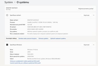 Herní PC - Intel Core i7 9700F, RTX 3070, 32 GB RAM - 7