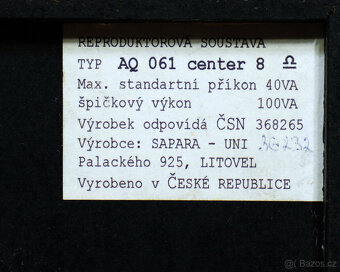 Centrální reprobedna Acoustique Quality. - 7
