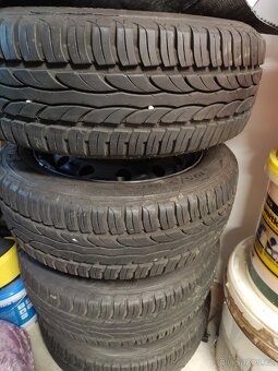 Letní pneu i s disky 195/55 r15 škoda Roomster/ fabie... - 7