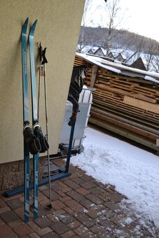 pěkné běžky 195 cm   , boty EU 39 , hole 160 cm - 7