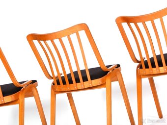 Jídelní židle TON Holešov, nové čalounění, 4 kusy. - 7