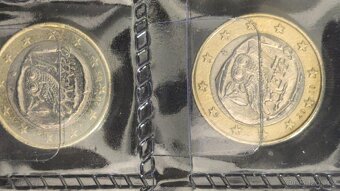 11 kusů / 1 Euro Řecko 2002 - 2011 sada - 7