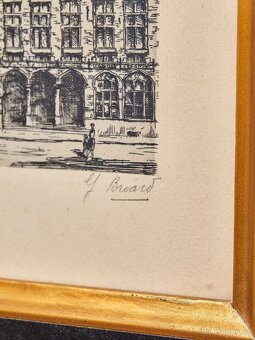 Bruggy – dvojice originálních kreseb tuší od Y. Briarna - 7