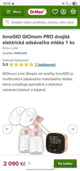 Elektrická odsávačka mléka - 7