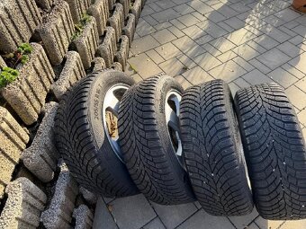 ORIG.Alu ŠKODA r16+zánovní zimní CONTINENTAL 205/55 16 - 7