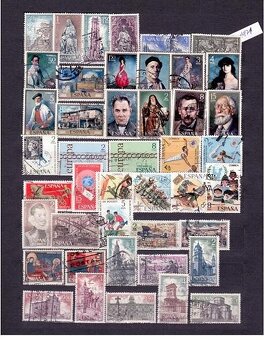 sbírka razítkovaných známek Španělska - 7
