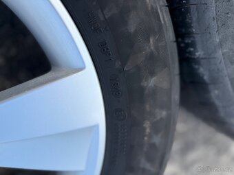 Alu kola Škoda 5x112 R16 včetně pneu Continental 205/55/16 - 7