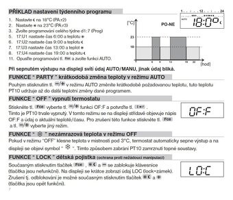 prostorový termostat PT10 - 7