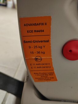 Dětská autosedačka Britax Romer Advansafix 2 9-36 kg - 7