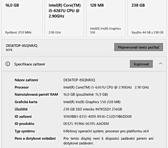 Lenovo yoga 510-14ISK i5-6gen ssd256gb 16gbRAM 14FHD W10 - 7