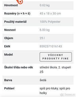 Školní batoh TOPGAL - 7