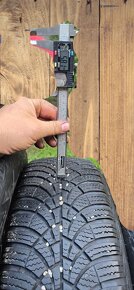 Plechy 15" 4x100 ET52 se zimními pneu 185/60/15 - 7