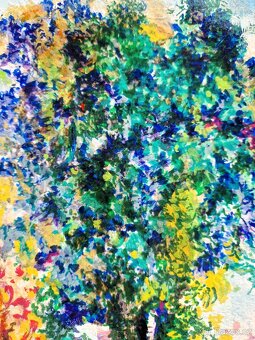 DIMITRI POLAK (podpísaný) impresionistická krajina, serigraf - 7