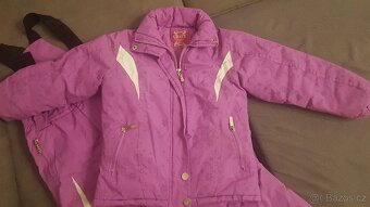 Zimní bunda + oteplováky 116 - 7
