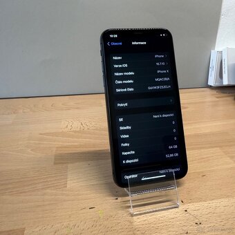 iPhone X 64GB, 100% baterie (12 měsíců záruka) - 7