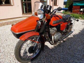 Jawa 350/634 se sidecar Velorex 562 - 7