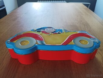 PLECHOVÁ ZNAČKOVÁ KRABIČKA OD BONBONU NODDY CAR FRANCIE - 7