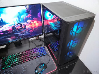 🔥 Herní PC i5|RX580|16GB DDR4|SSD|4xARGB|WiFi+BT|W11 - 7