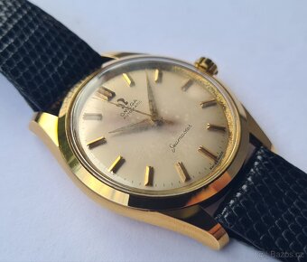 Zlaté náramkové hodinky Omega Seamaster Automatic 18K - 7