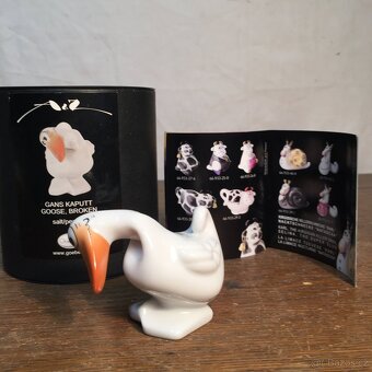 Porcelánová slánka Goebel Limit edice Husa - 7