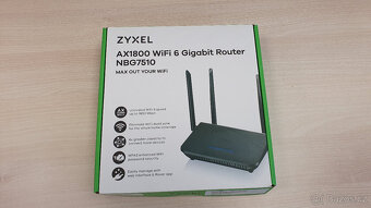 Prodám router Zyxel NBG7510 (Gigabit LAN/WAN, WiFi6 AX1800) - 7
