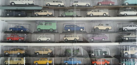SBÍRKA MODELŮ AUTÍČEK 1:43 - LEGENDÁRNÍ AUTOMOBILY - KOMPLET - 7