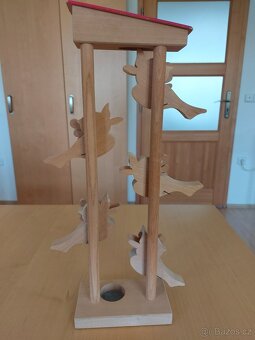 PTÁČCI  DŘEVO 40 CM - 7