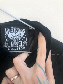 Killstar Sametové Skater Šaty - 7