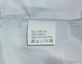 Šedý dámský vlněný kabát Edan - 7