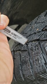 Prodám pneu s disky na zimu 4x, auto Scala, Scalu - 7