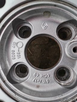 alu disky 4x100 R17 RENAULT original - 7