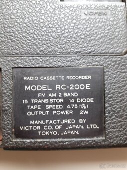 Radio magnetofon JVC Nivico RC 200E - 7