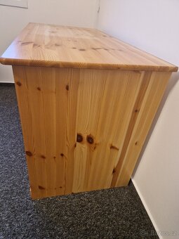 Psací stůl borovice 120x60 - 7