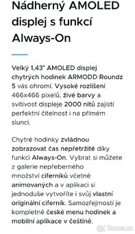 Armodd Roundz 5 chytré hodinky - 7