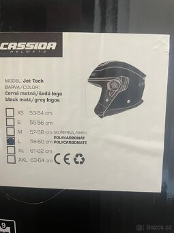 Moto helma na skůtr Cassida JET TECH - 7