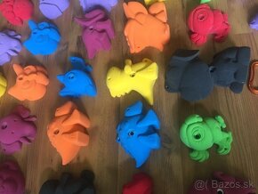 Nové dětské lezecké chyty THEREX Animal Set - 30 kusů - 7