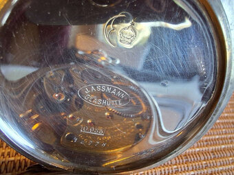 krásné kapesní hodinky ASSMANN GLASHÜTTE, originální, stříbr - 7