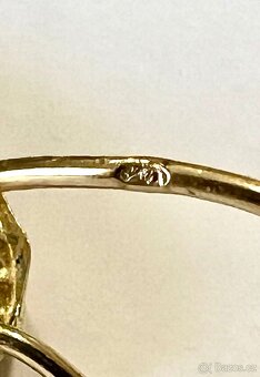 Zlaté náušnice,12,20g,zlato 585/1000 (14 kt) - 7