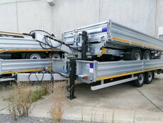 Vlek přívěs podvalnik tandem nájezdy nápravy SAF - 7