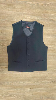 Společenský oblek, sako, vesta, kalhoty vel. 48 - 7