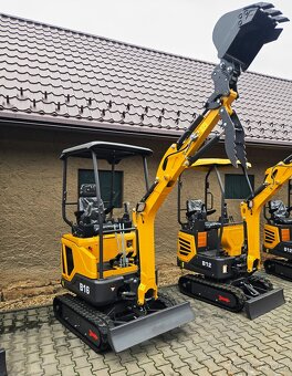 Minibagr 1,6t – Laidong 16 kW, pouze vyzkoušený 2 mth - 7