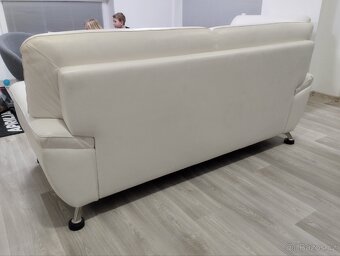 Retro kožená sedací souprava - 7