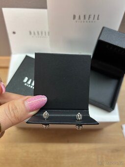 Zlaté briliantové náušnice - 7