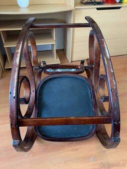 Houpací křeslo – vintage styl - 7