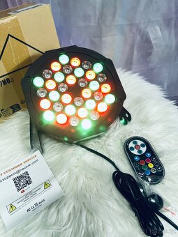 Jevištní reflektor LED světlo s dálkou - 7